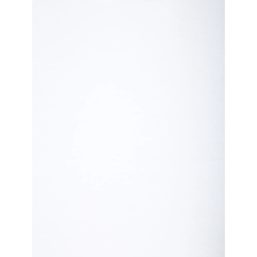 Fabiana Filippi Diepe V-hals T-shirt elegante stijl White Dames