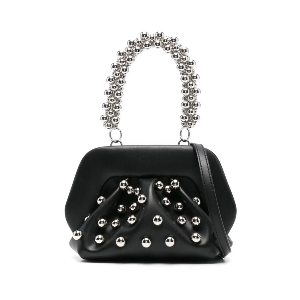 THEMOIRè Zwarte Beaded Top Handtas Black Dames