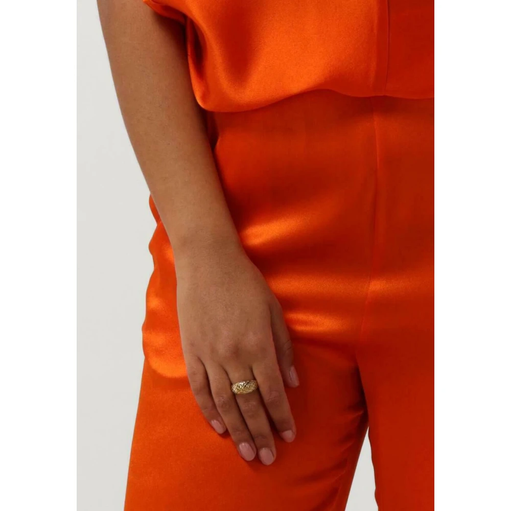 Semicouture Emmerson Broeken Oranje Orange Dames