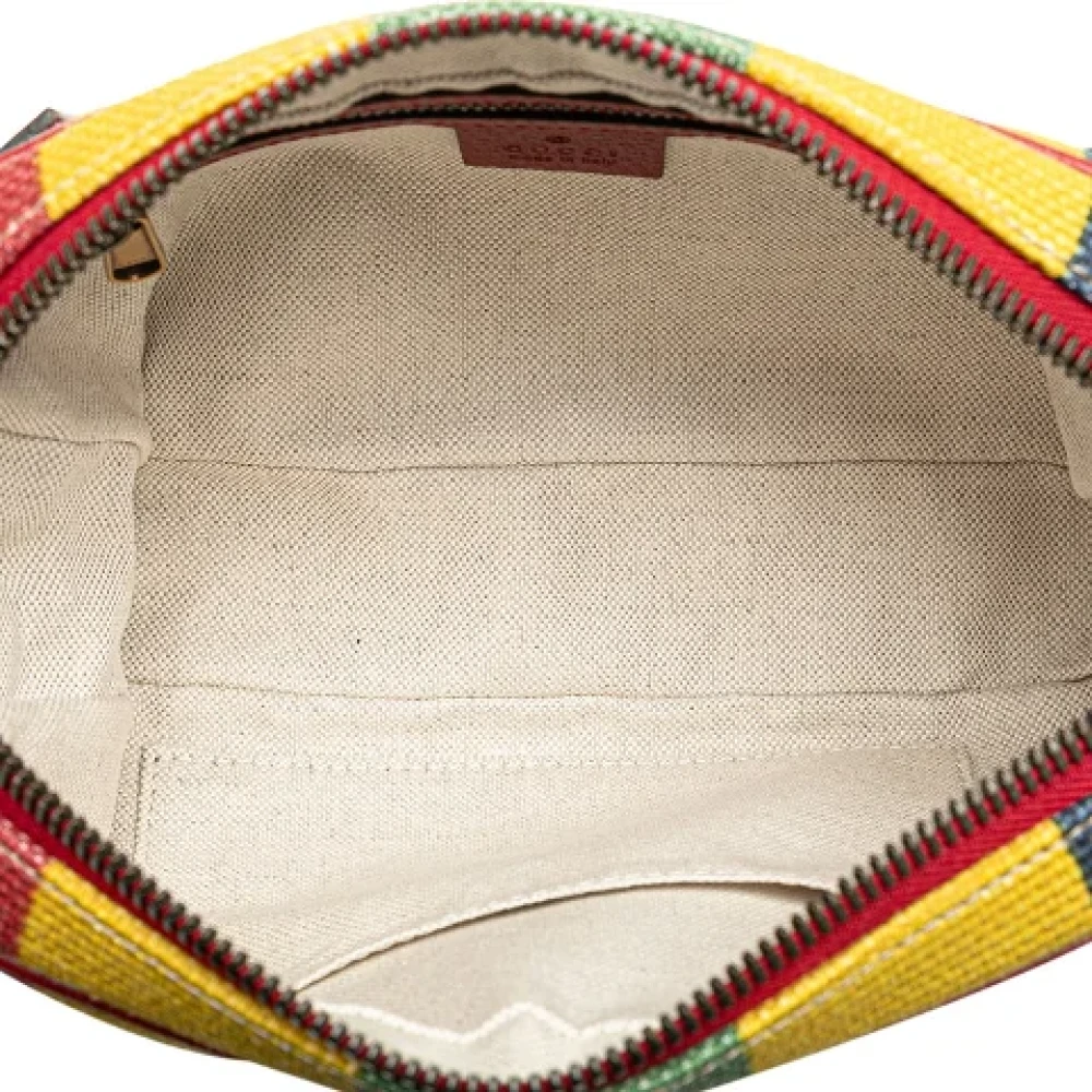 Gucci Vintage Pre-owned Canvas gucci-bags Red Dames