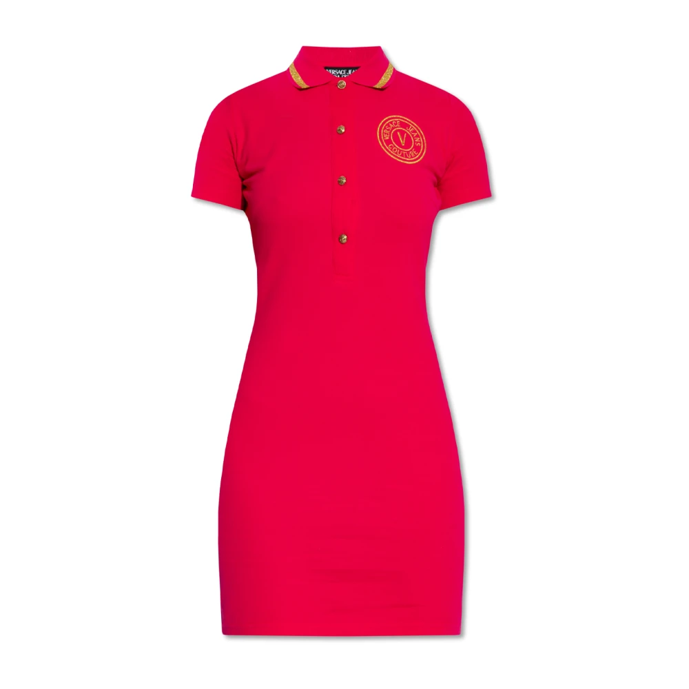 Versace Jeans Couture Polo jurk Pink Dames