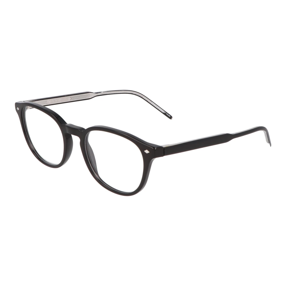Armani Elegante ronde montuur bril Black Unisex