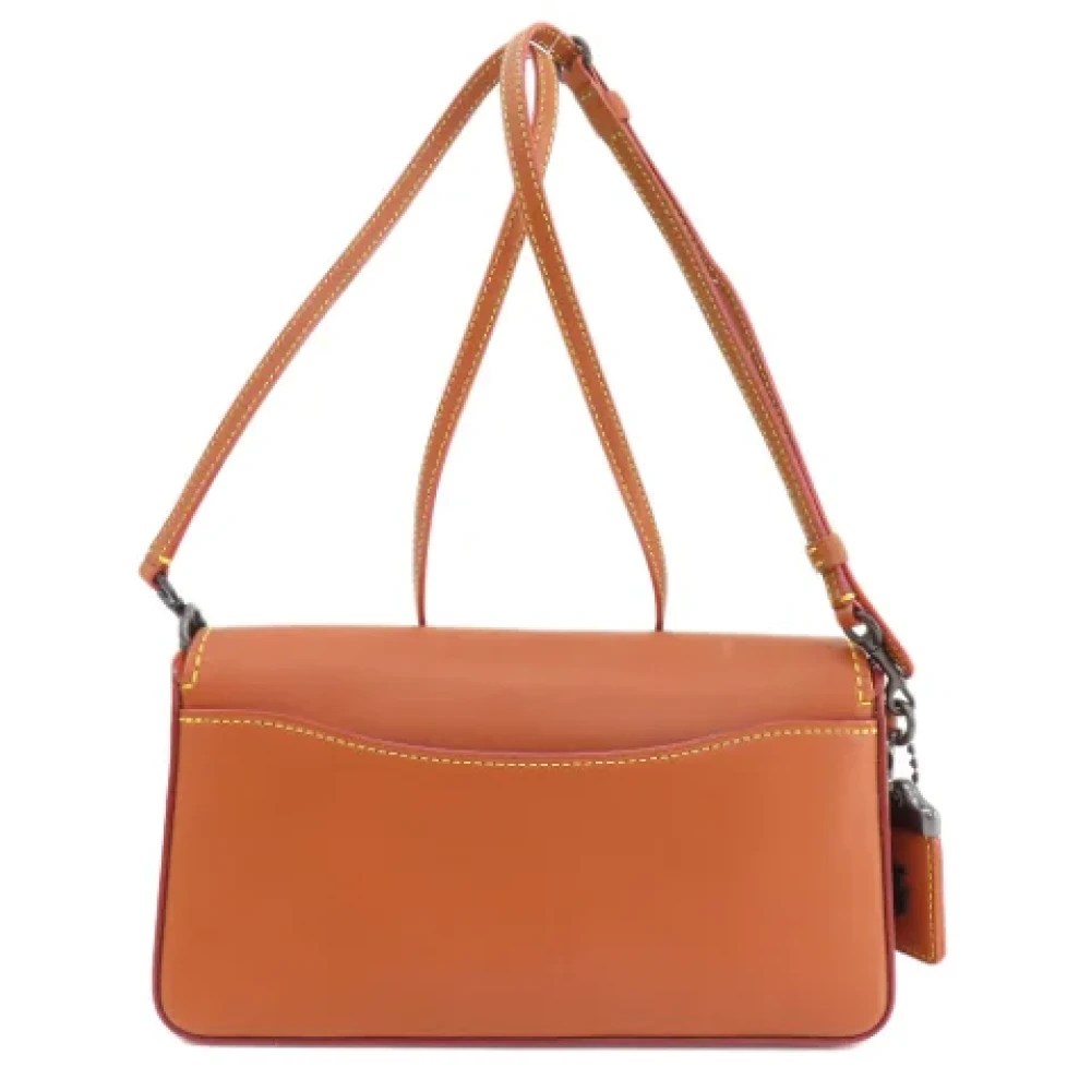 Coach Pre-owned Leather shoulder-bags Brown Dames