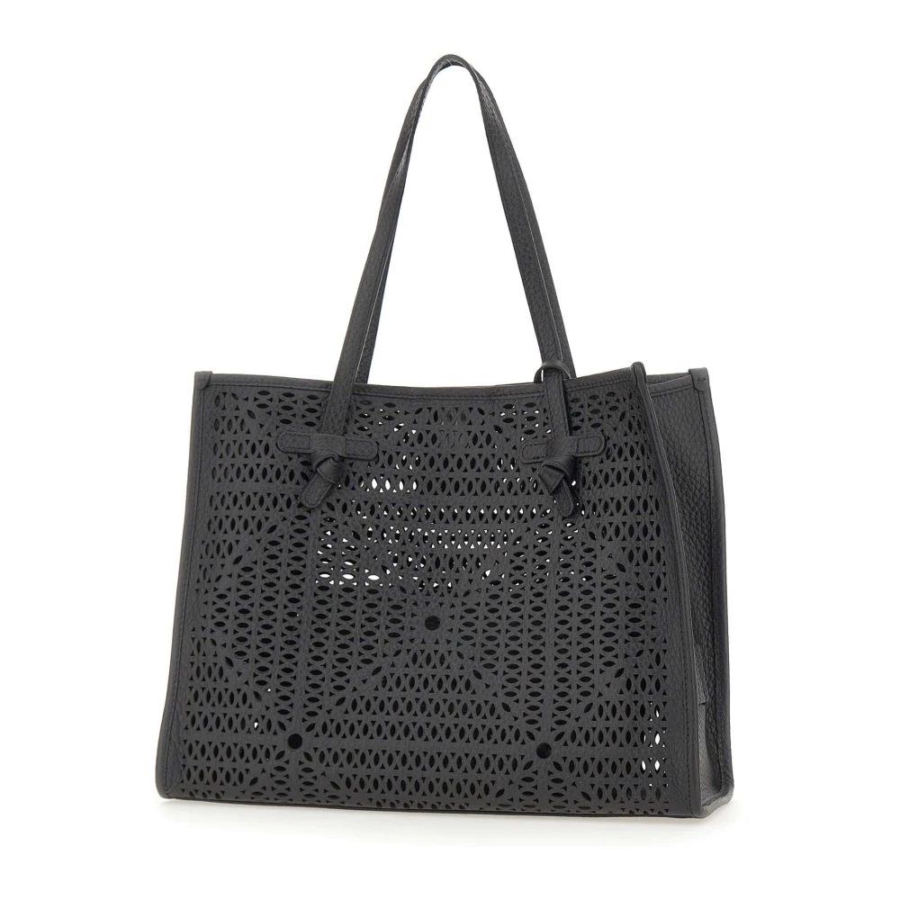 Gianni Chiarini Women's Black Shopping Bags, One Size, Marcella Club Shoulder Bag