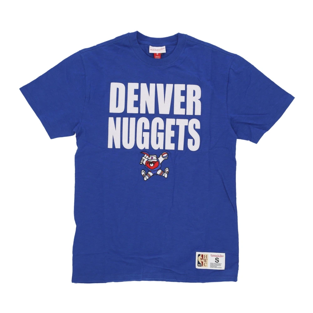 Mitchell & Ness Denver Nuggets NBA T-shirt Blue Heren