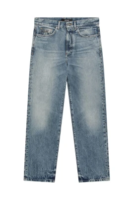 Studded Straight Jeans