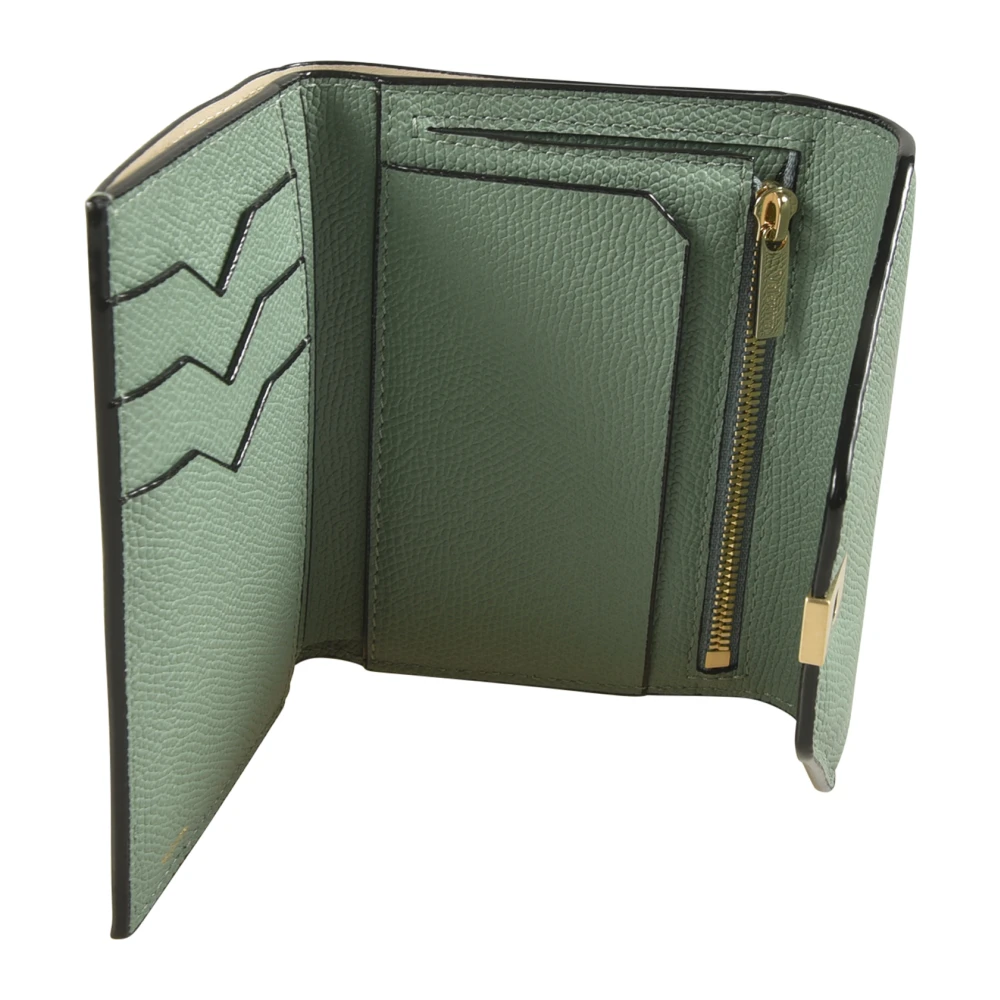 Valextra Stijlvolle Portemonnees Collectie Green Dames