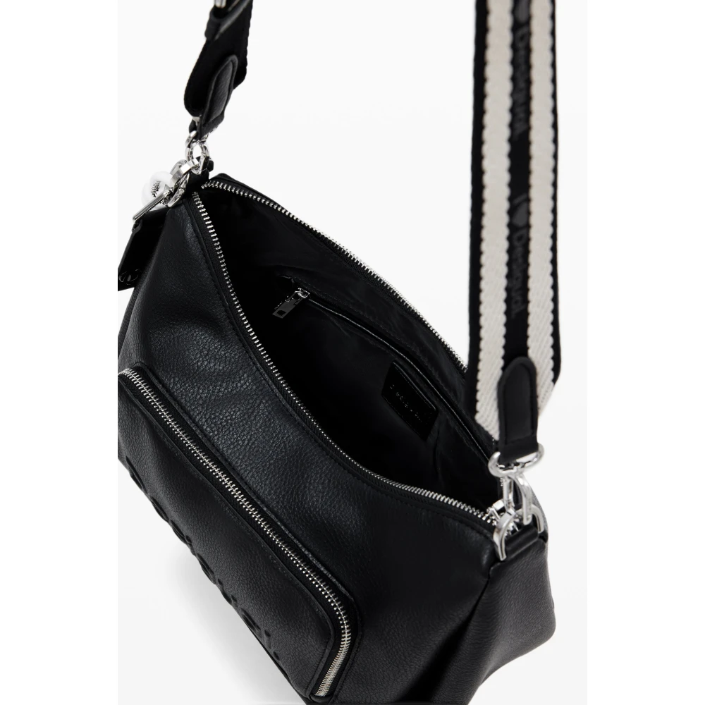 Desigual Stijlvolle Schoudertas Zwart Black Dames