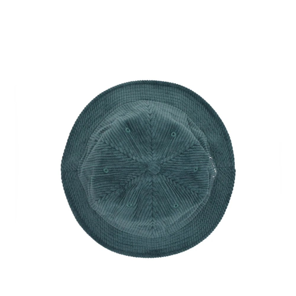 Obey Cord Bucket Hat Dark Cedar Green Heren