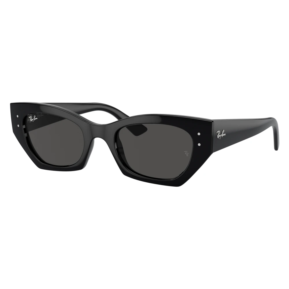 Ray-Ban Sunglasses Zena Bio-Based - Black Frame Grey Lenses 52-22, RB4430 - Image 5