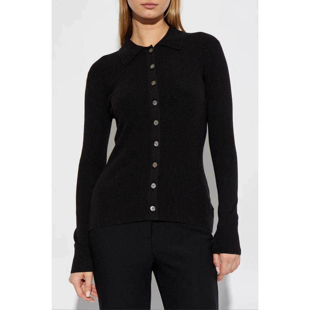 Michael Kors Top met Kraag Black Dames