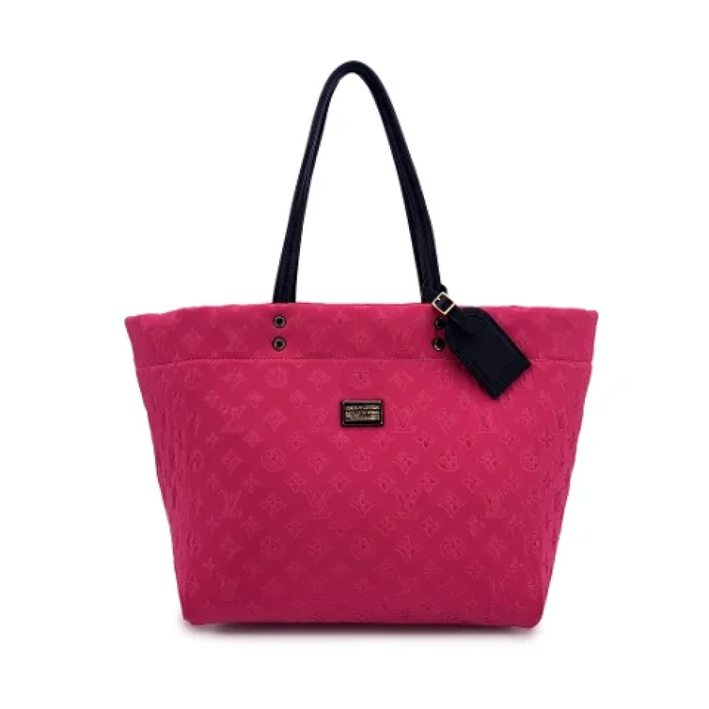 Louis Vuitton Vintage Pre-owned Fabric shoulder-bags Pink Dames