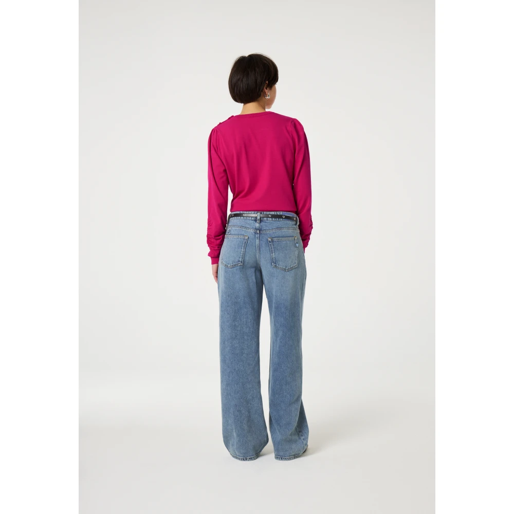 Fabienne Chapot Molly Scrunch Pullover Pink Dames