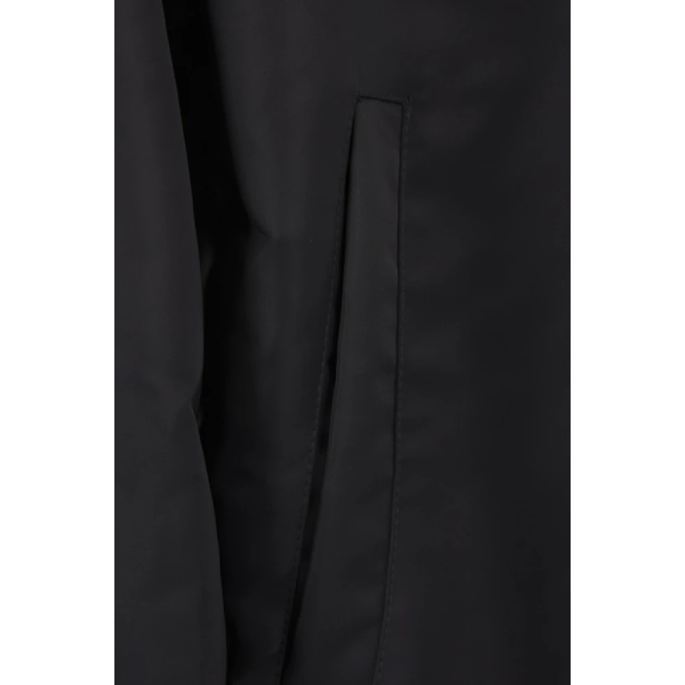 Amiri Zwarte Nylon MA Print Jas Black Heren