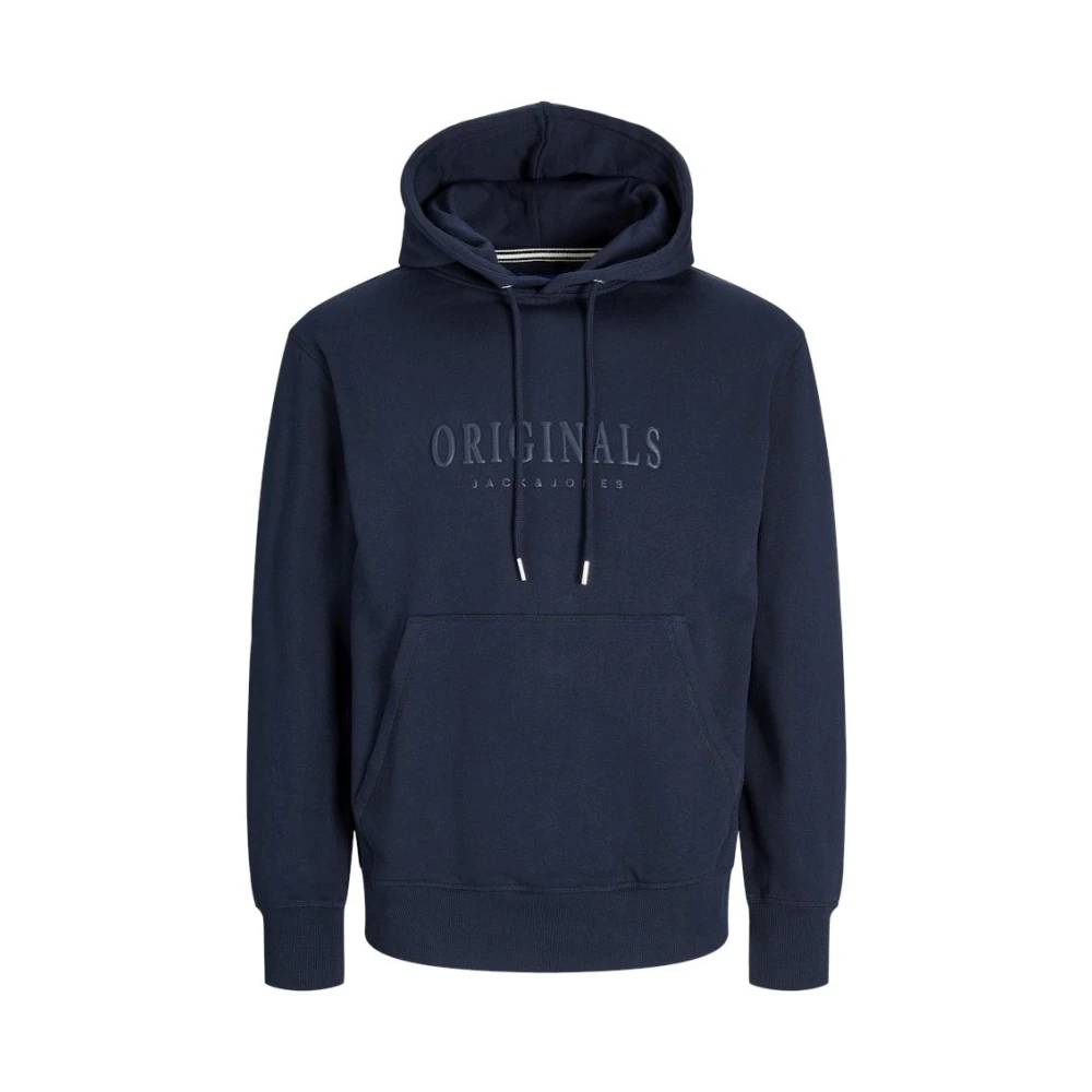 jack & jones Blauwe Sweat Hoodie Jorfrederiksberg Blue Heren