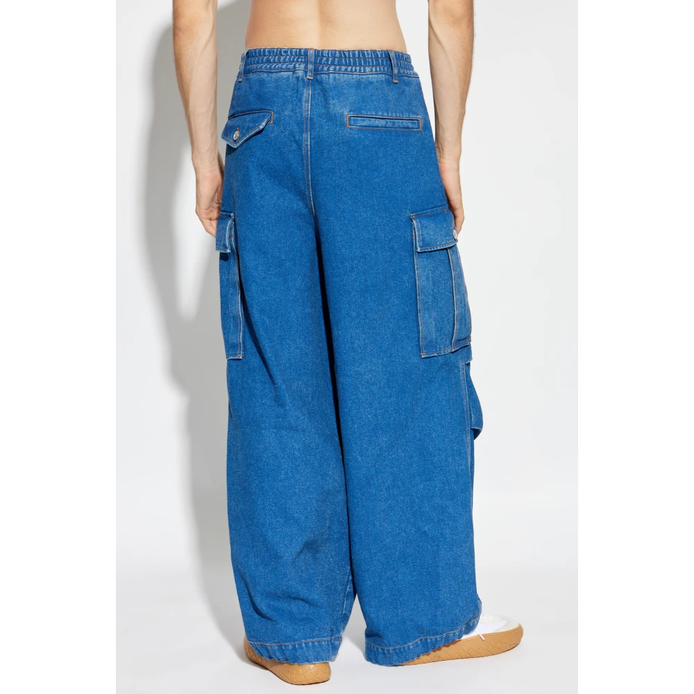 Marni Jeans in cargostijl Blue Heren