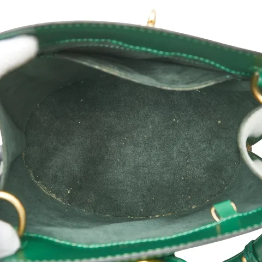 Louis Vuitton Vintage Pre-owned Leather shoulder-bags Green Dames