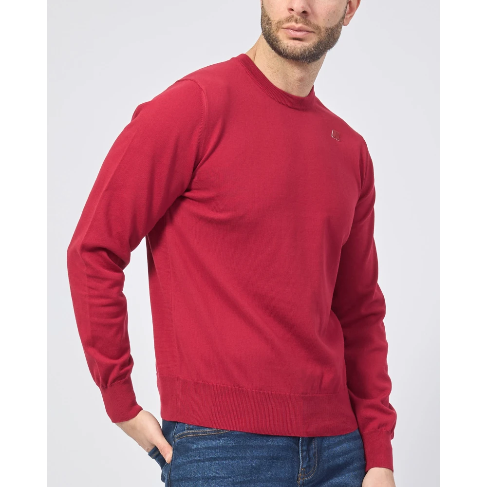 K-way Rode Crew Neck Sweater Red Heren