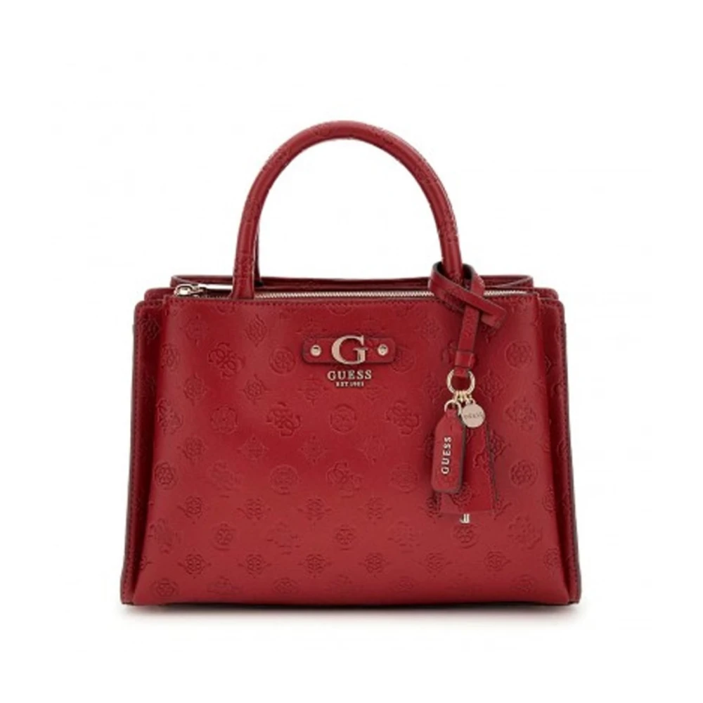 Guess Rode PU Leren Handtas Handheld Model Red Dames