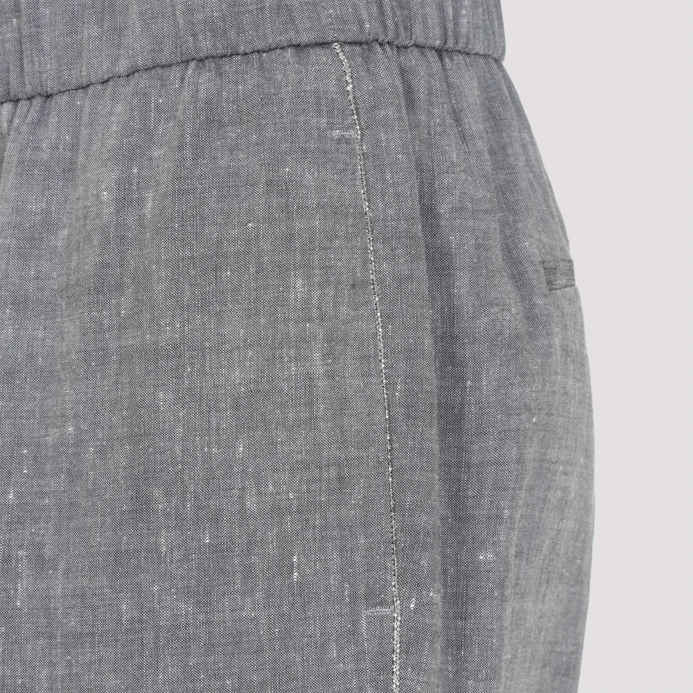 PESERICO Blauwe elegante damesbroek Blue Dames