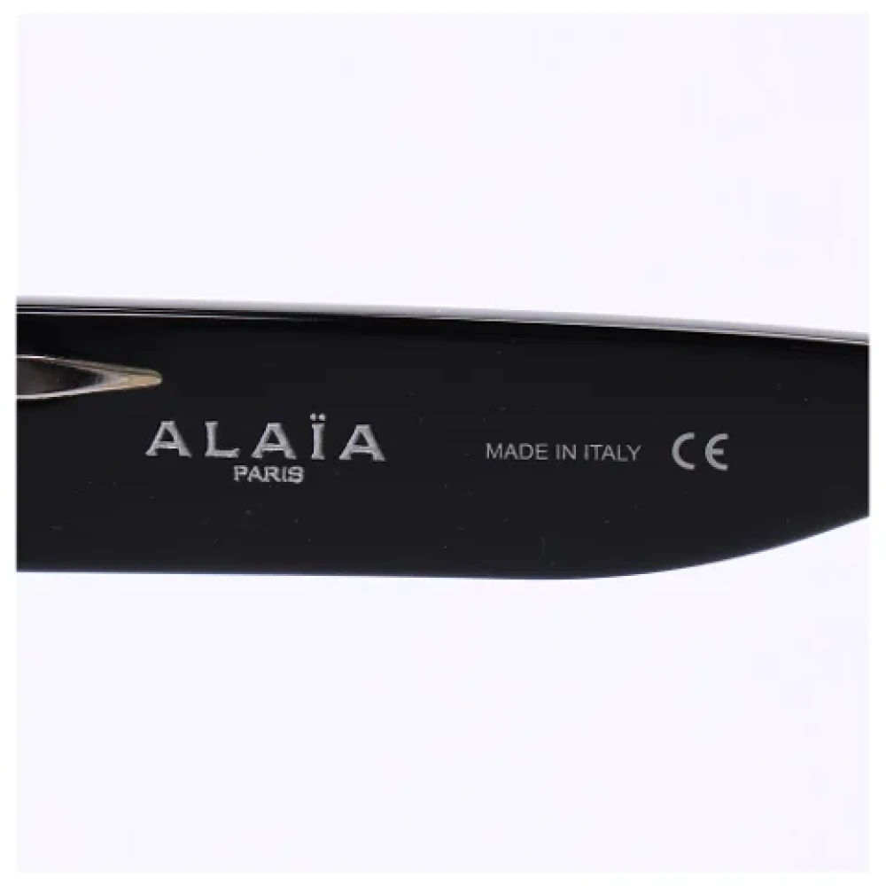 Alaïa Pre-owned Acetate sunglasses Black Dames