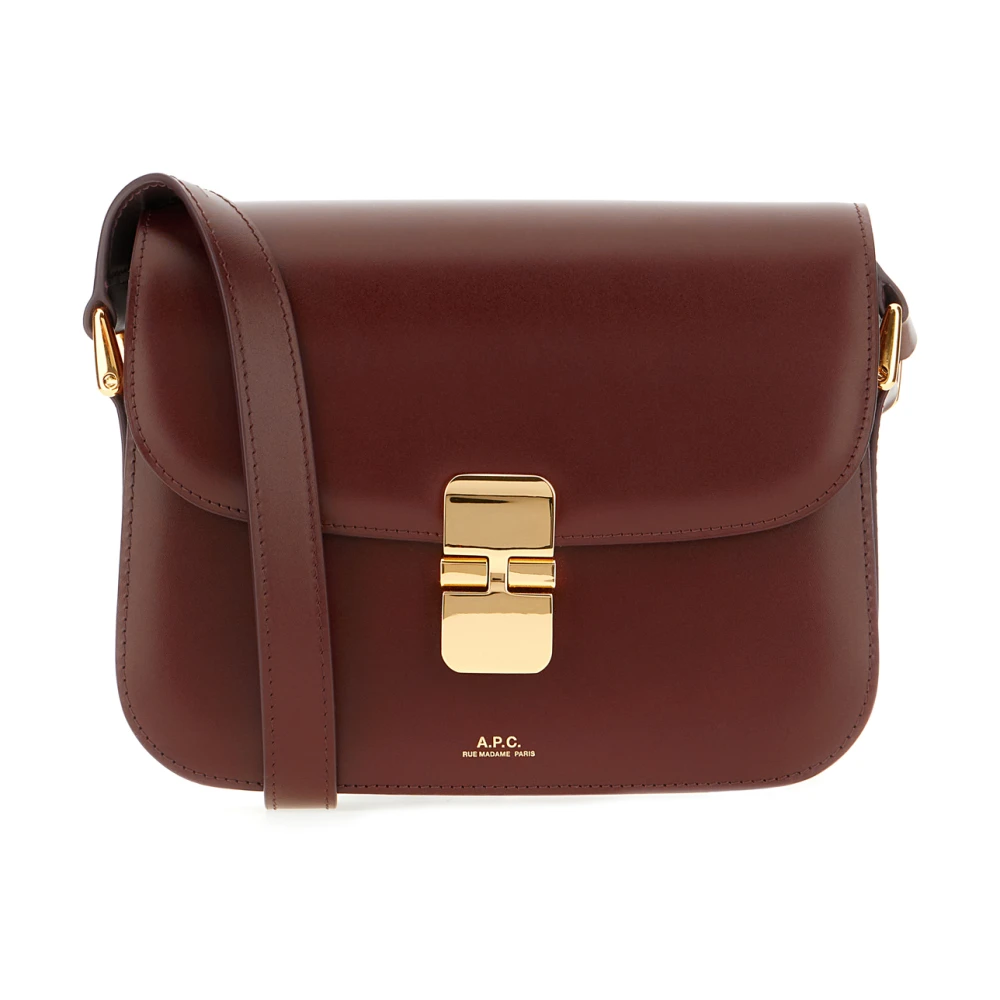 A.p.c. Women's Brown Small Grace Bag - Cross Body Bags - One Size - Bags