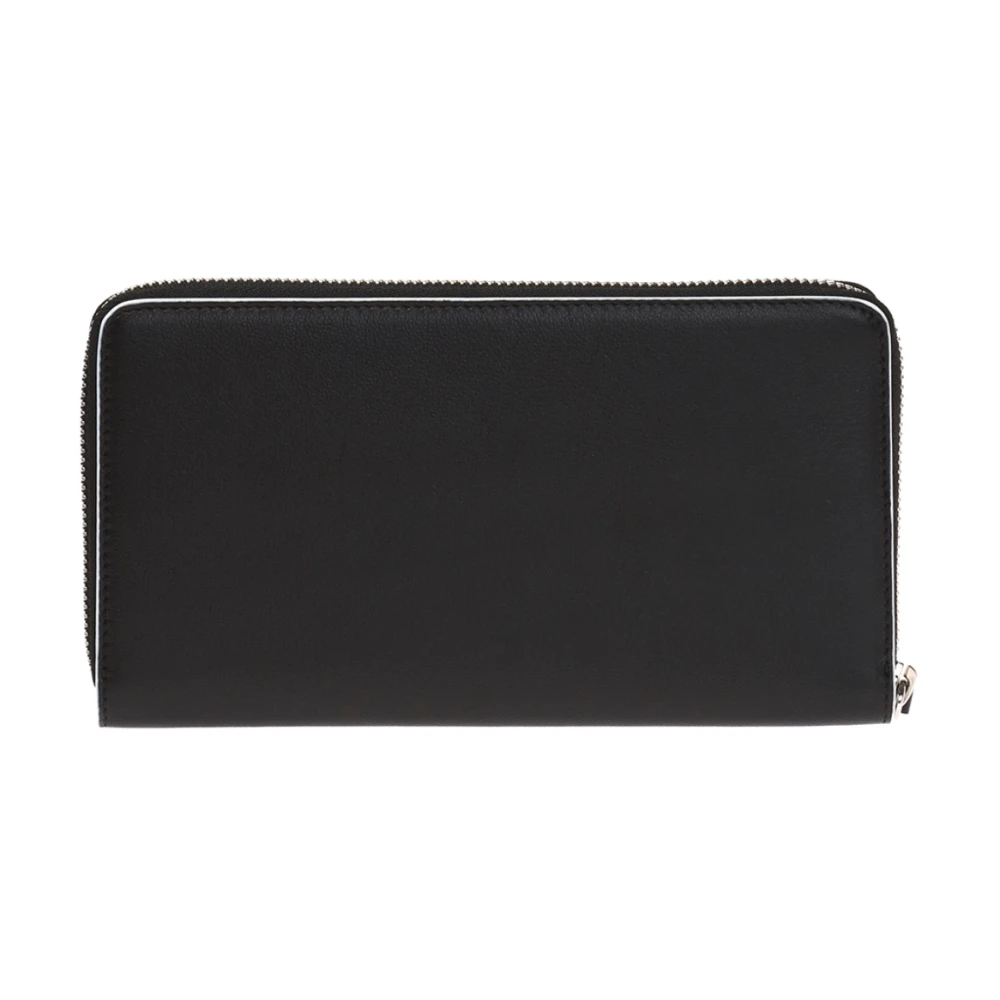 Givenchy Logo Lederen Portemonnee met Logo Black Dames