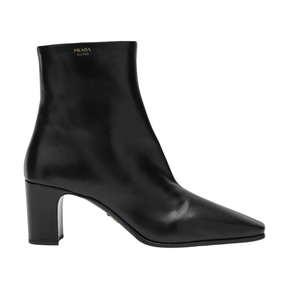 Prada Tronchetti - Female - Heeled Boots - Black - 5 Uk - Shoes