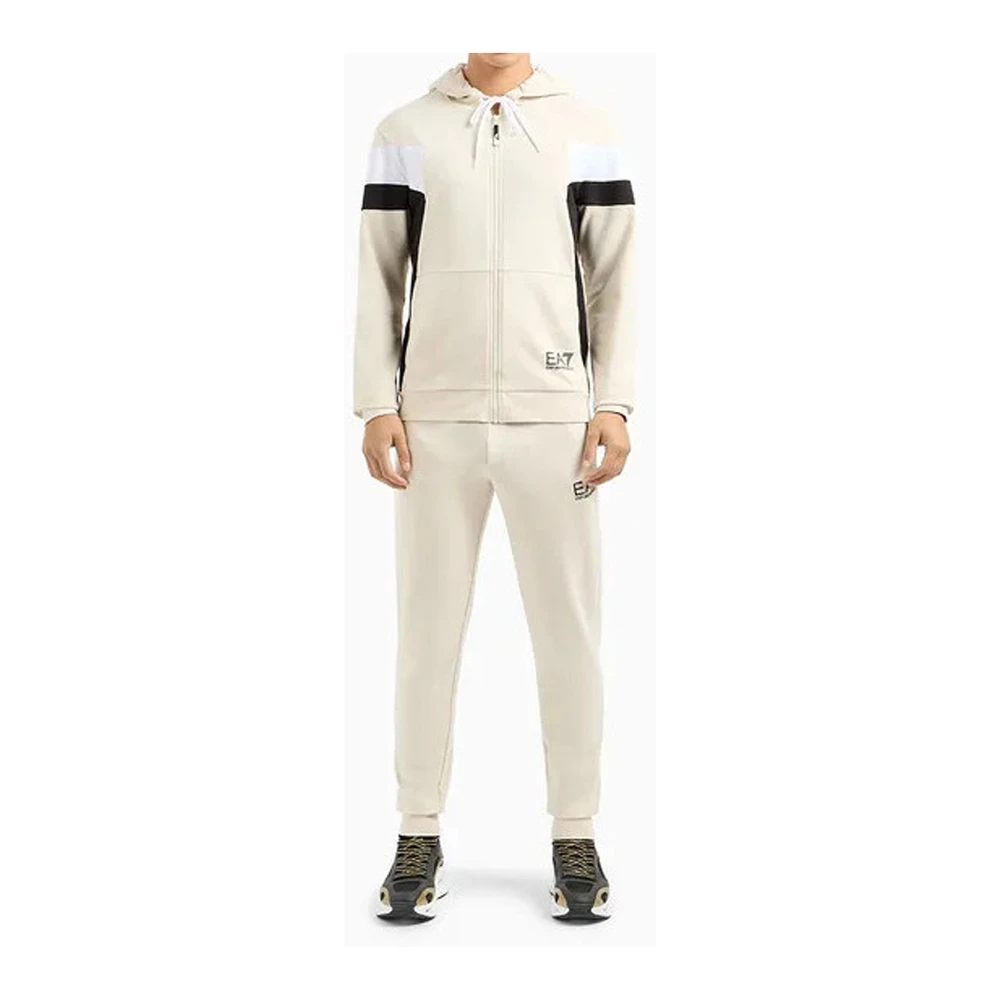 Emporio Armani EA7 Sportieve Broek Beige Heren