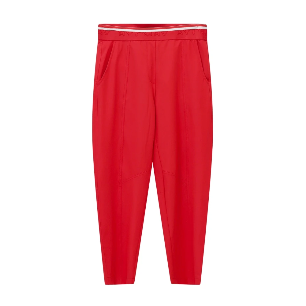 Cambio Women's Red Eden Cropped Trousers - Cropped Trousers - 2XS - Trousers