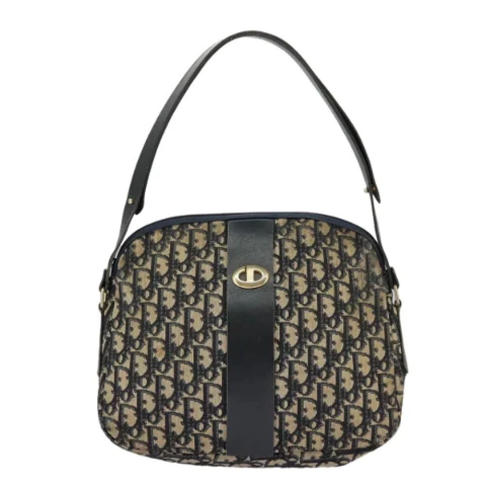 Dior Vintage Pre-owned Canvas dior-bags Gray Dames
