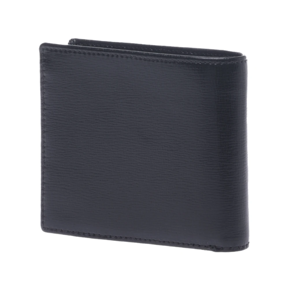 Baldinini Wallet in black palmellato leather Black Heren