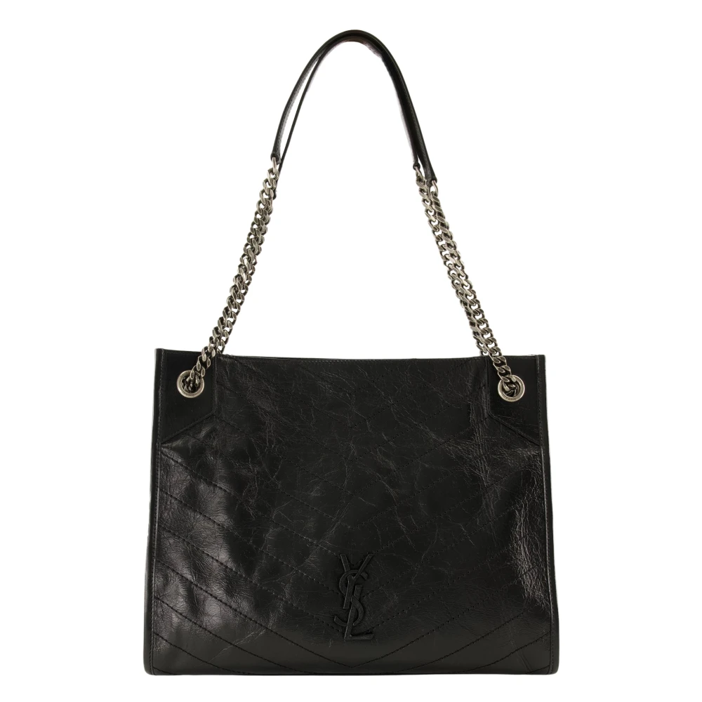 Saint Laurent Women's Black Niki Shopping Tote - Shoulder Bags - One Size - Bags