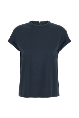 t-shirt-col-rond-bleu-avec-detail-monil