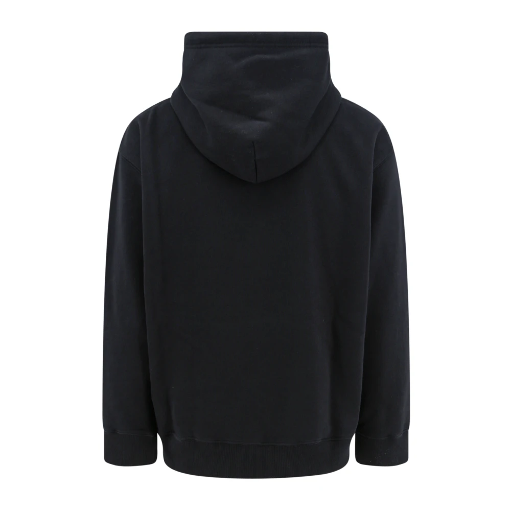 MM6 Maison Margiela Oversized Katoenmix Sweatshirt Black Heren