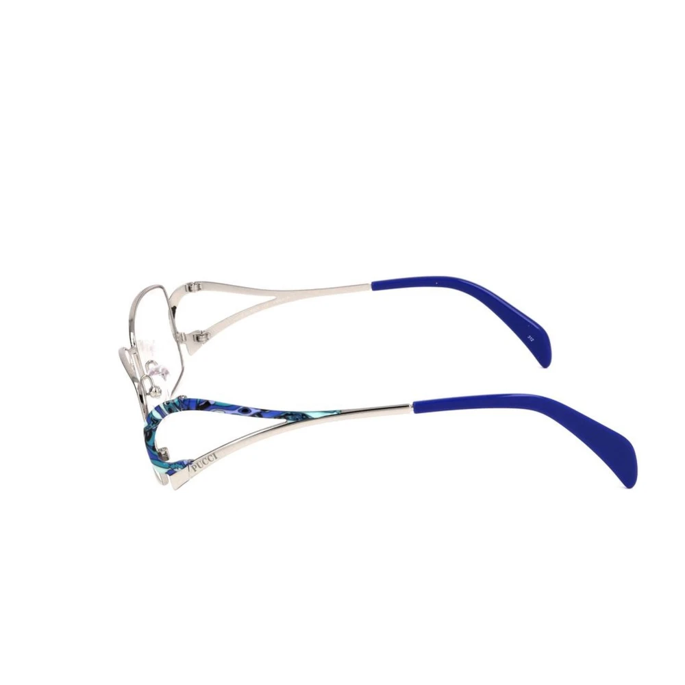 EMILIO PUCCI Gouden Metalen Frame Bril Yellow Dames