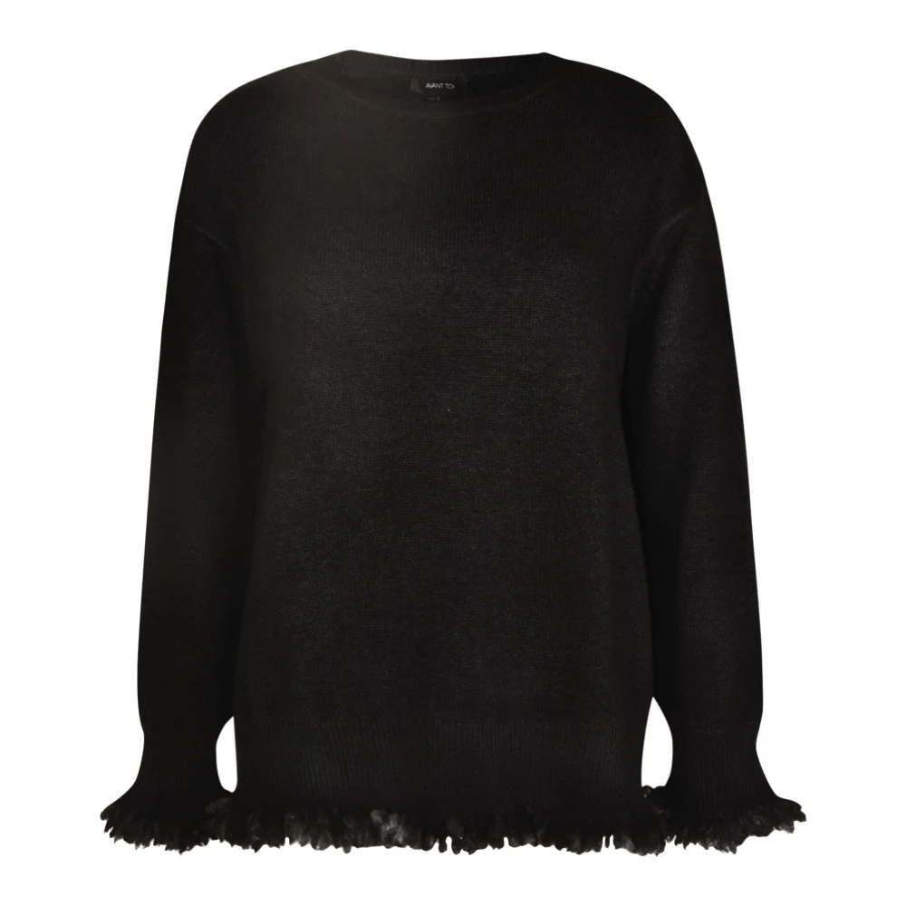 Avant Toi Zwarte Sweaters voor Heren Black Dames