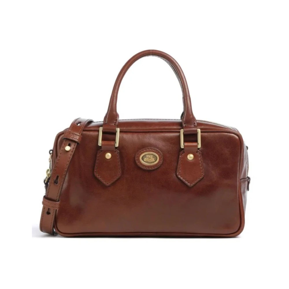 The Bridge Damen Braun Boston Bag