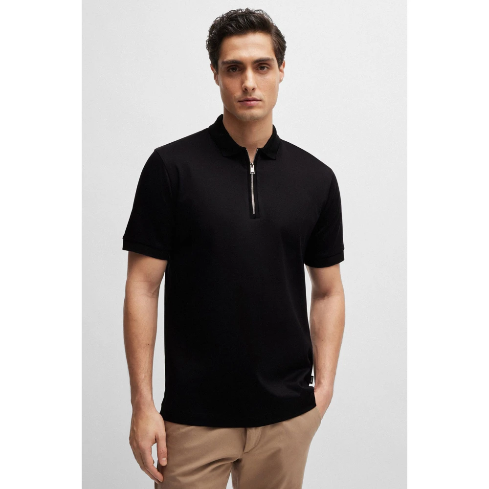 Boss Stijlvolle Polo Shirt Black Heren