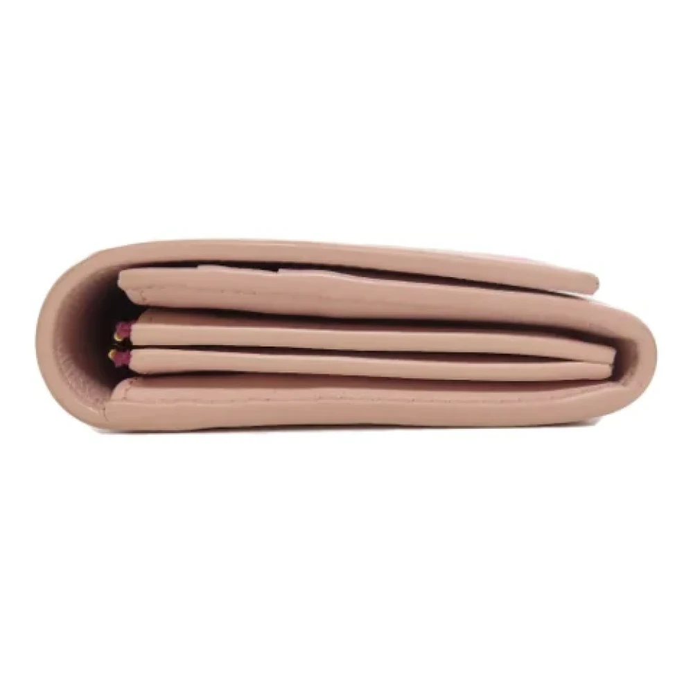 Bvlgari Vintage Pre-owned Leather wallets Pink Dames