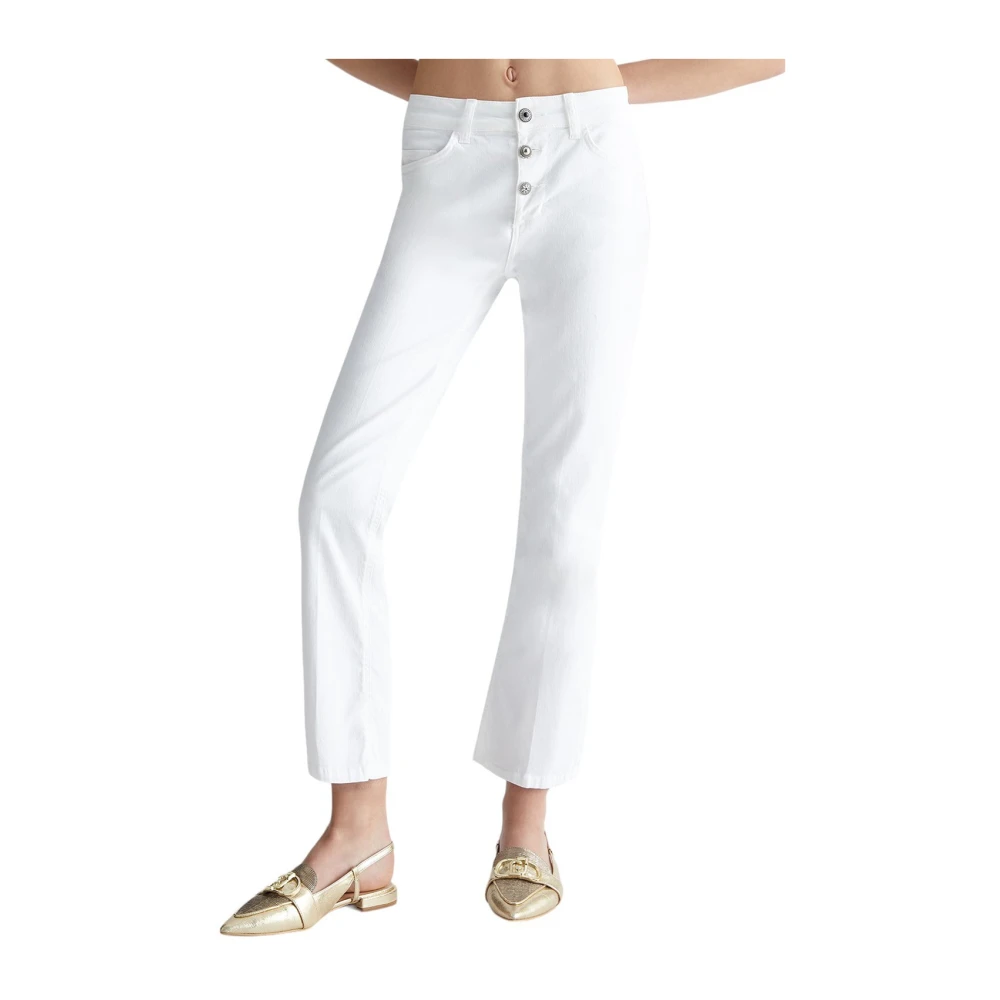 Liu Jo Witte Texa Broek White Dames