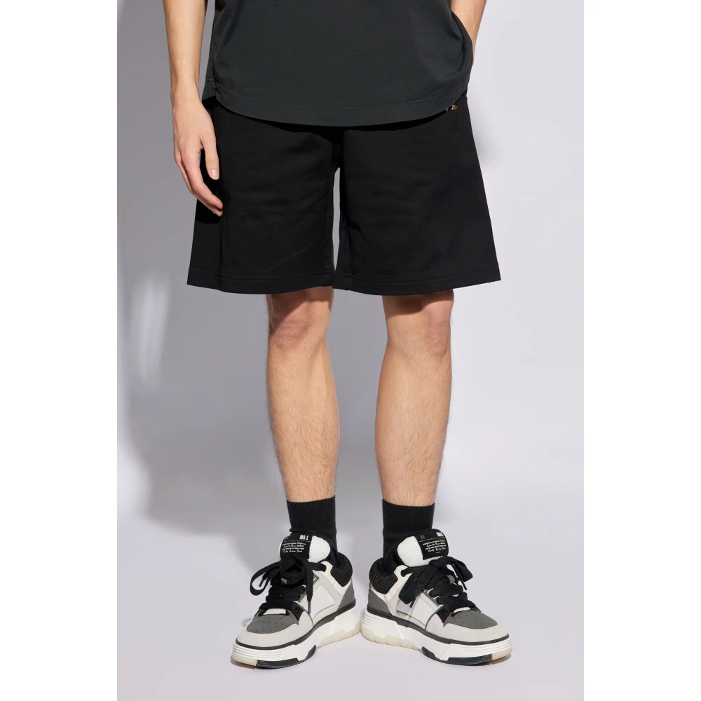 Palm Angels Shorts with application Black Heren