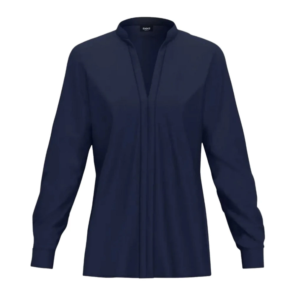 Emme DI Marella Mouwloze Top Samenstelling 100% Katoen Blue Dames