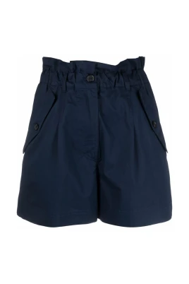 Blå bomullsshorts för sommaren