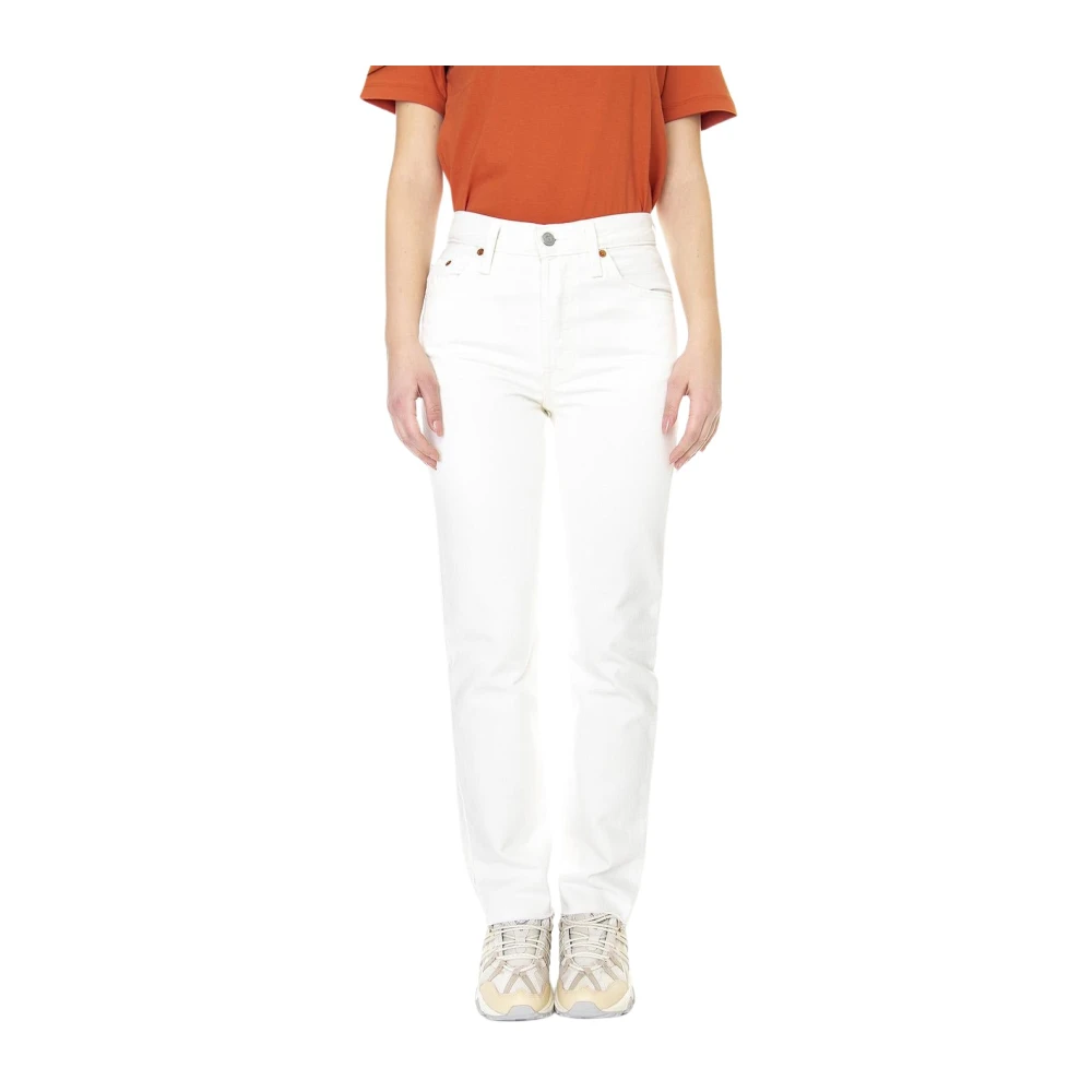 Levi's Women's White 501 Original Jeans - Slim Fit Jeans - W30 - Jeans