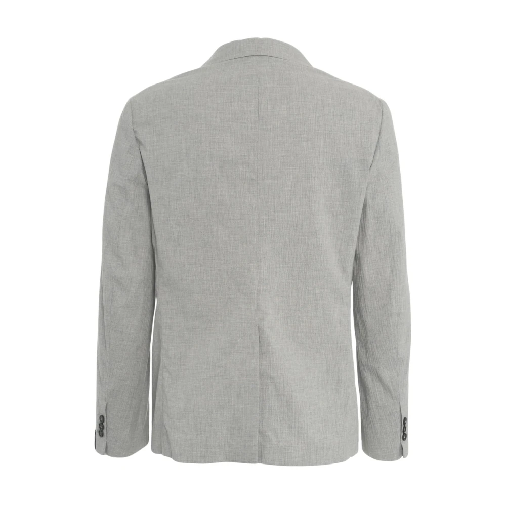 Paolo Pecora Grijze Blazer Ss25 Verhoog Stijl Gray Heren