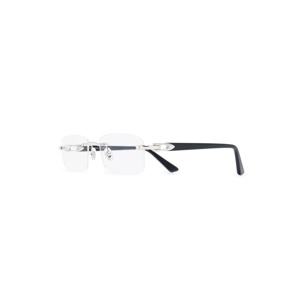 Cartier Men's Gray Glasses, 54 Mm, C Décor Optical Frame