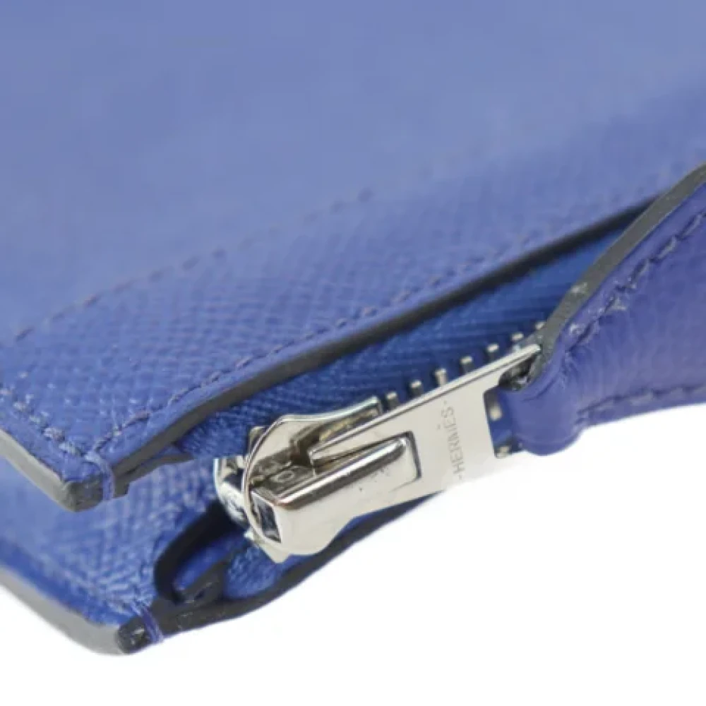 Hermès Vintage Pre-owned Fabric clutches Blue Dames