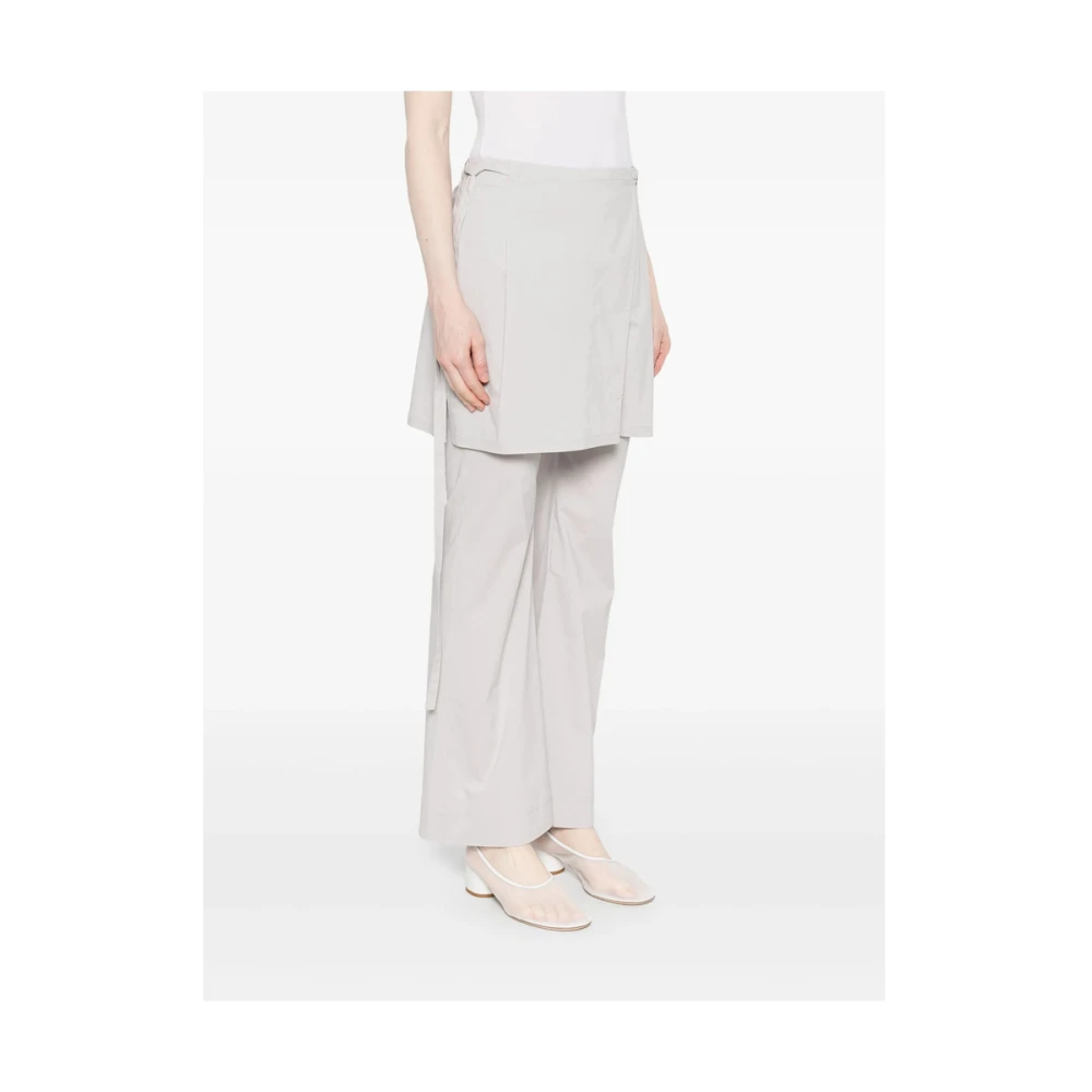 LOW Classic Grijze Klassieke Broek met Rits Gray Dames