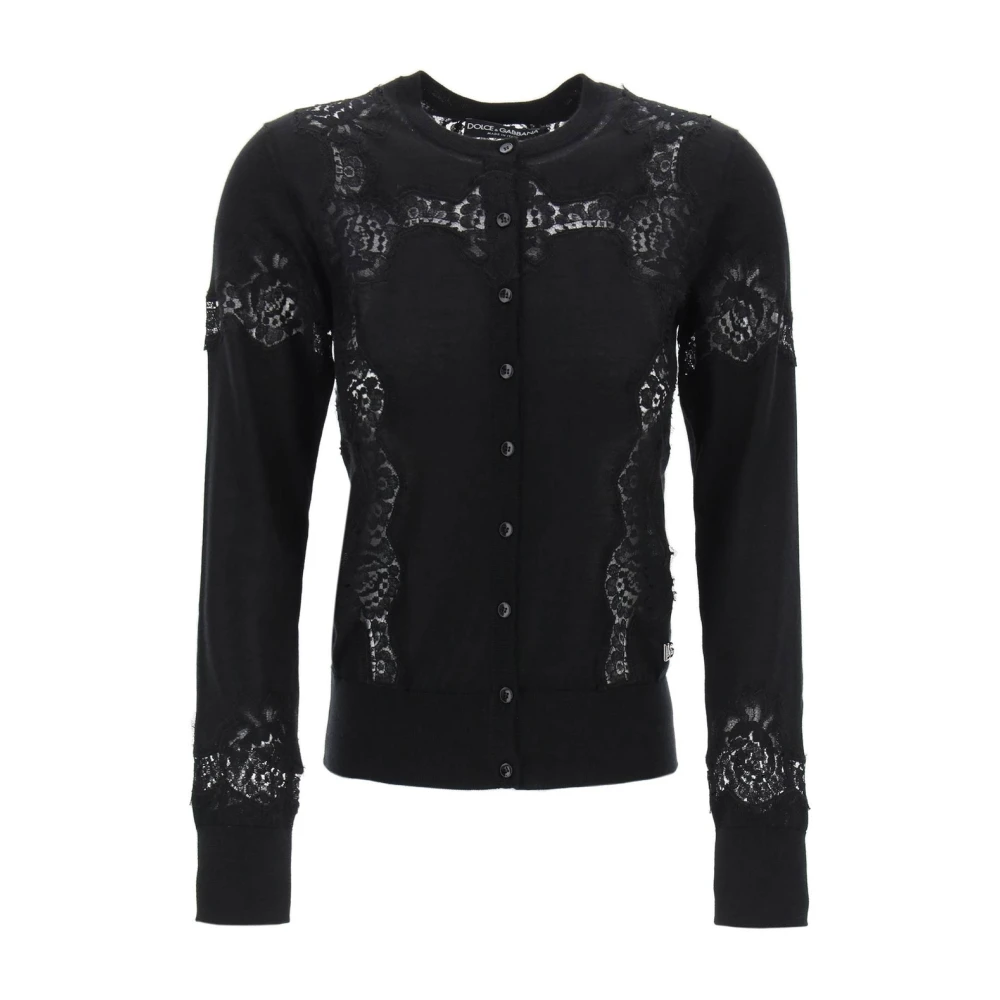 Dolce & Gabbana Comfortabele Gebreide Vest Black Dames